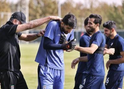 ضربه به سر بیرانوند و نگرانی کی روش در تمرین ، بازگشت دو پرسپولیسی به تیم ملی
