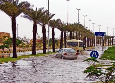 جاری شدن سیل در جزیره کیش ، وقوع سیل در شهرهای جنوبی کشور